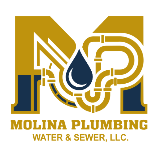 Molina Plumbing Water & Sewer Logo